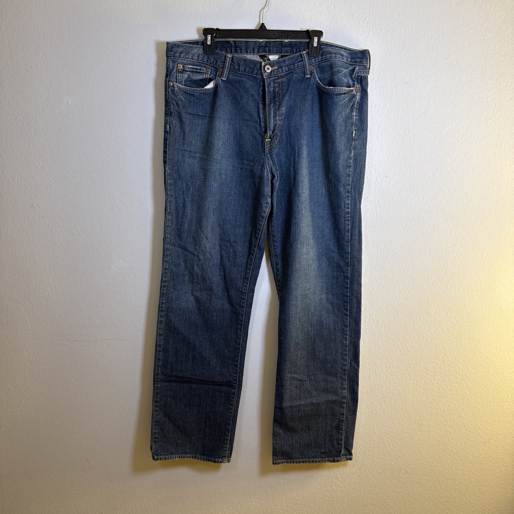 Lucky Brand 221 Original Straight Medium Wash Blue Jeans Men's 38x32
